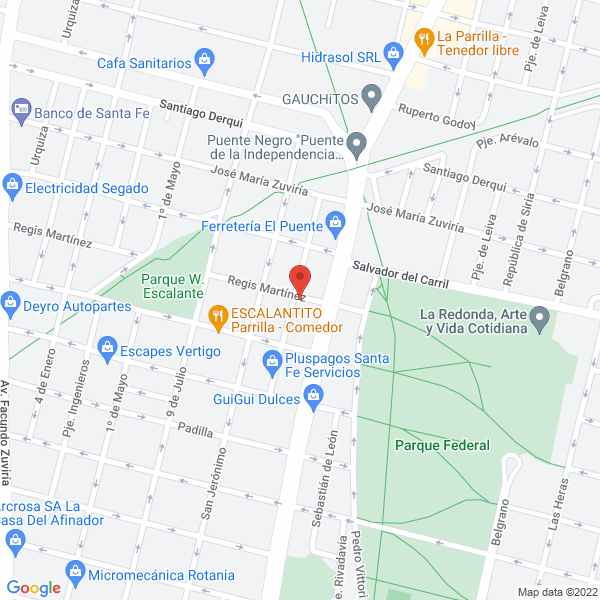 Map of Asoc para la Investigacion y la Docencia Universitas Argenti