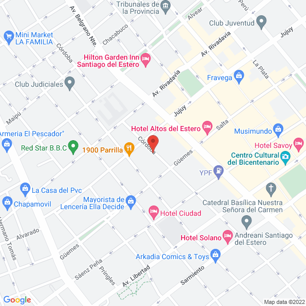 Map of Asociacion Mutual Estero del Plata