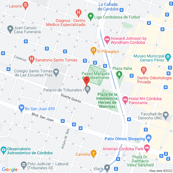 Map of Circulo Catolico de Obreros