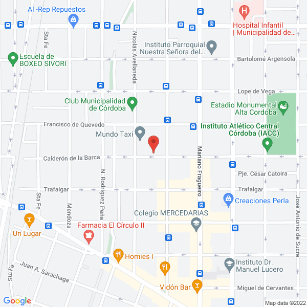 Map of Asociacion de Teletaxis de Cordoba