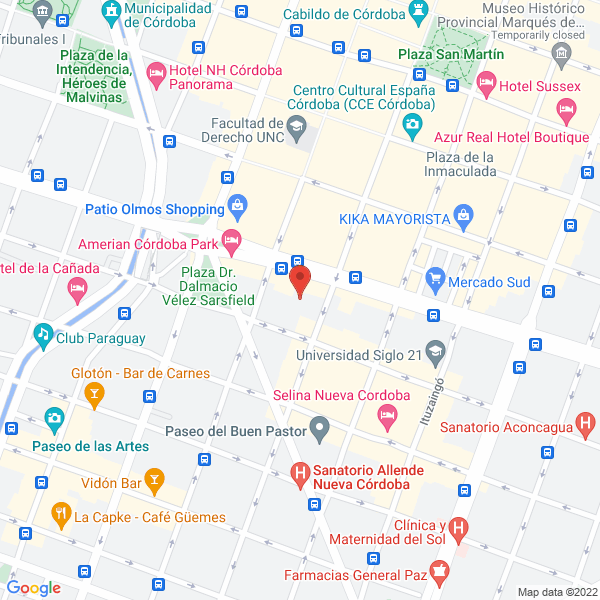 Map of Asociacion Obrera Minera