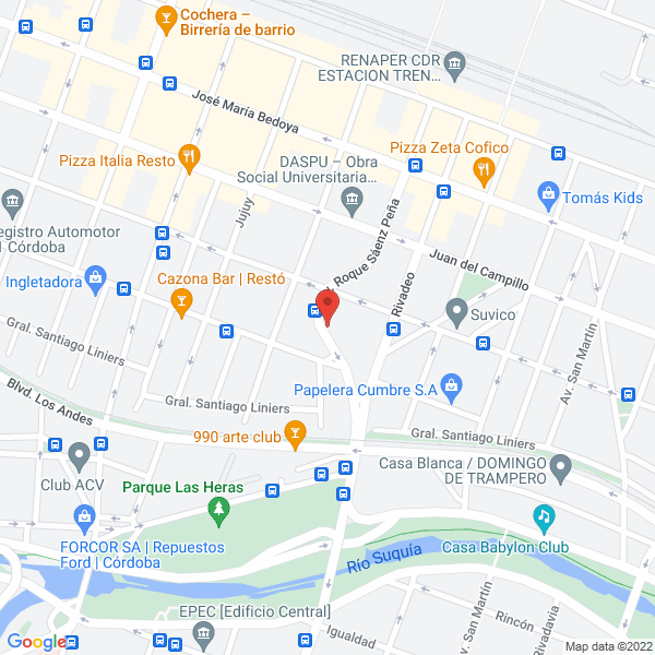 Map of Pormag - Mercado Argentino del Cerdo