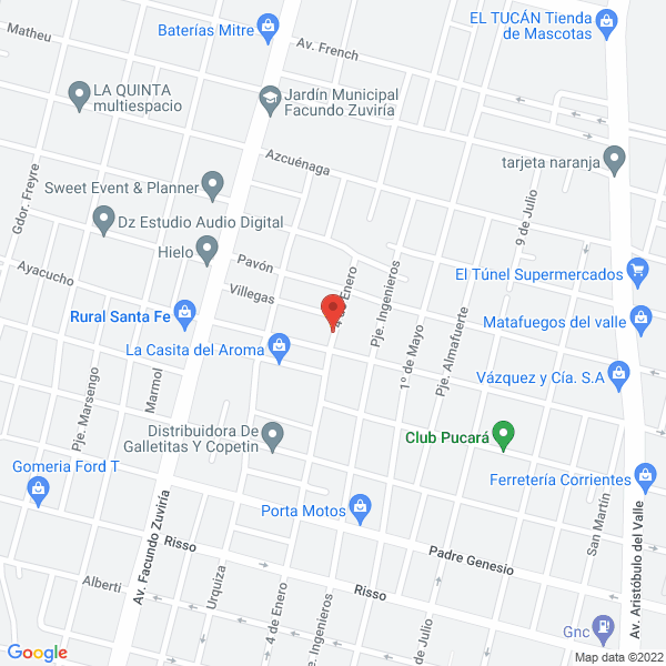 Map of Fletes Juli