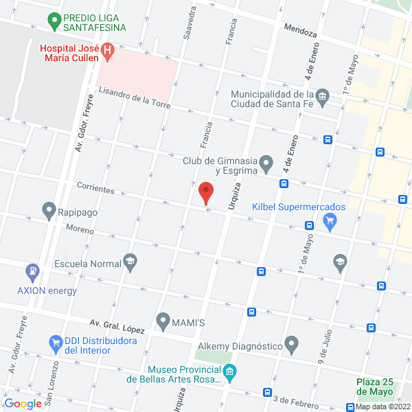 Map of Arquitecto Cesar Biagioni Arquitectura Integral