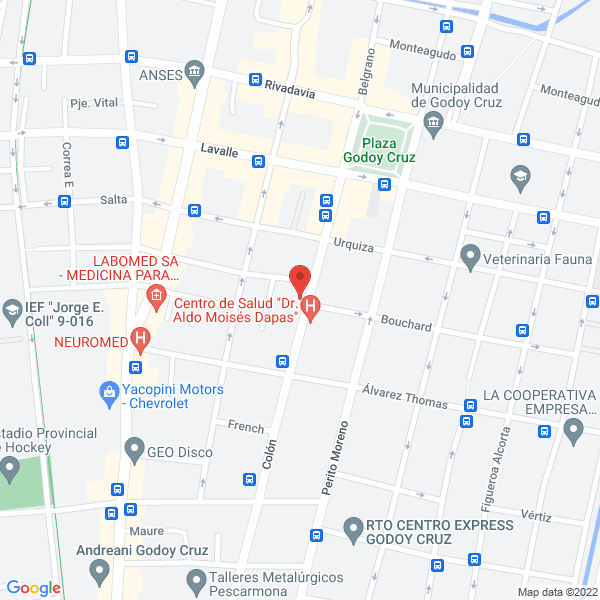 Map of Mengoni Julio y Edgardo - Inmobiliaria