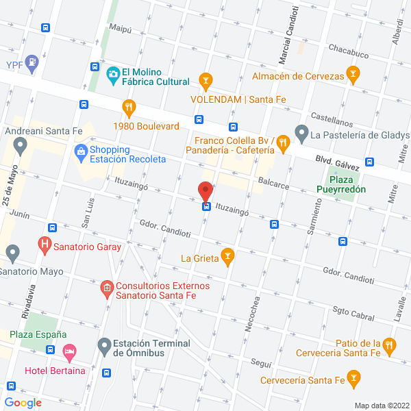 Map of Almacen Alvear