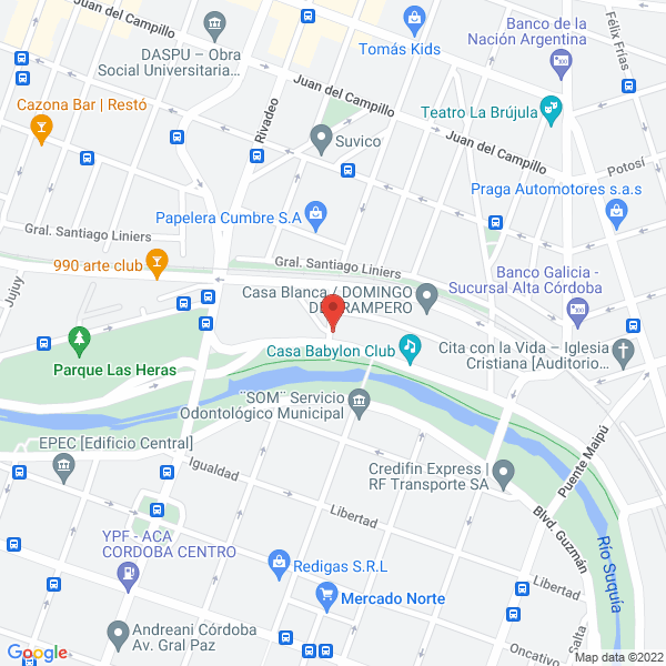 Map of Luis a Gonzalez