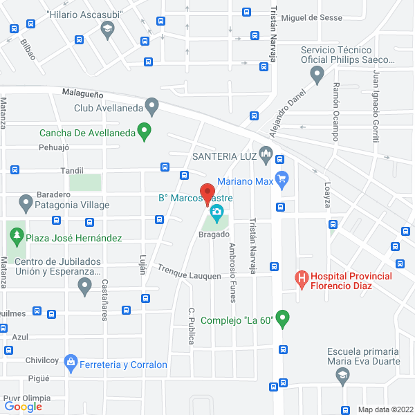 Map of Despensa la Fueguina