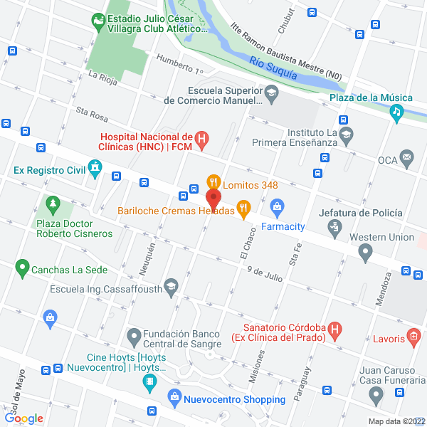Map of Casa Panda