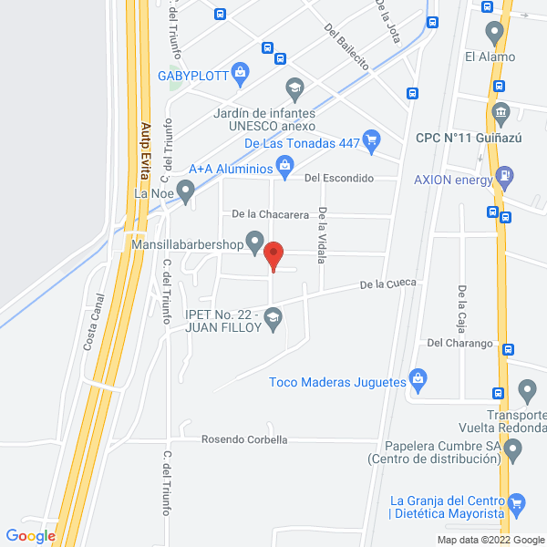 Map of Lonera Rivadavia