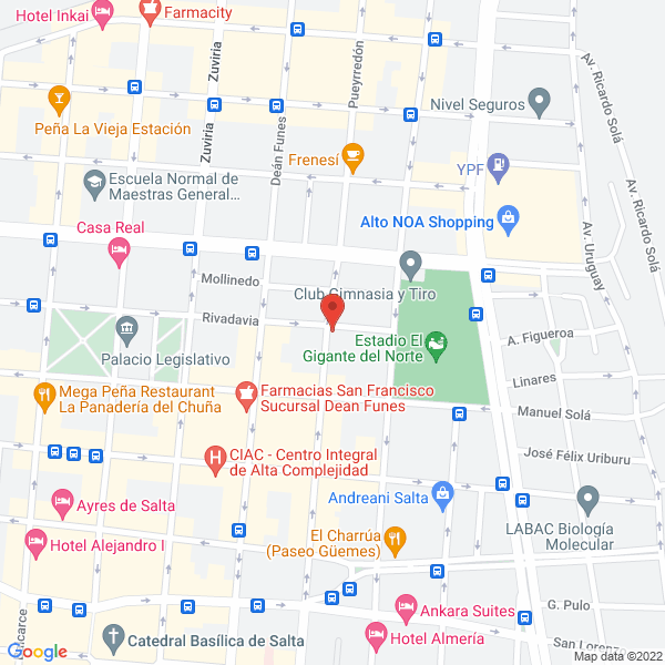 Map of Gamma3D Servicios de Topografia