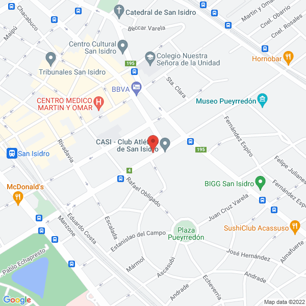 Map of Consorcio de Copropietarios San Isidro