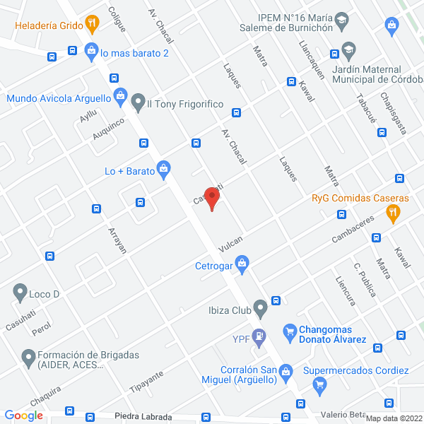 Map of Mariel L Cagnolo