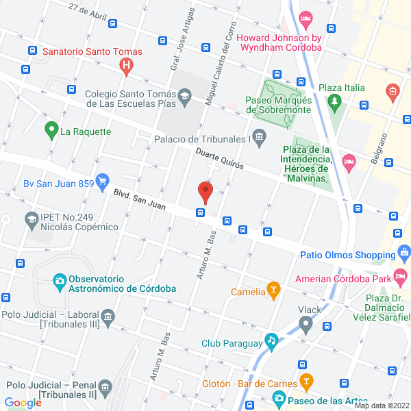 Map of Diaz & Asociados