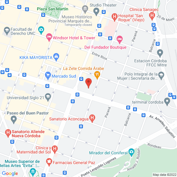 Map of Abogado Gabriel Quevedo