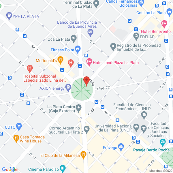 Map of Dr Cernuschi German - Unlp