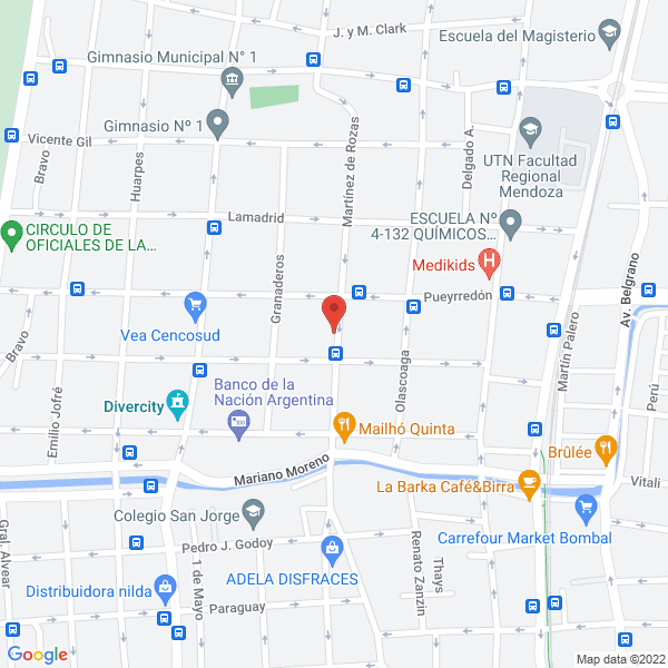 Map of Estudio Juridico Perez Hualde