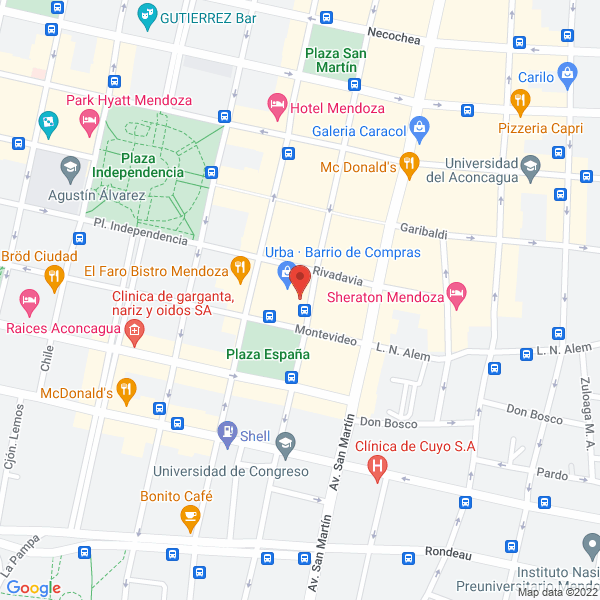 Map of Mateu & Mateu Abogados - Asesoramiento Civil Laboral y Comercial - Sucesiones - Accid de Transito