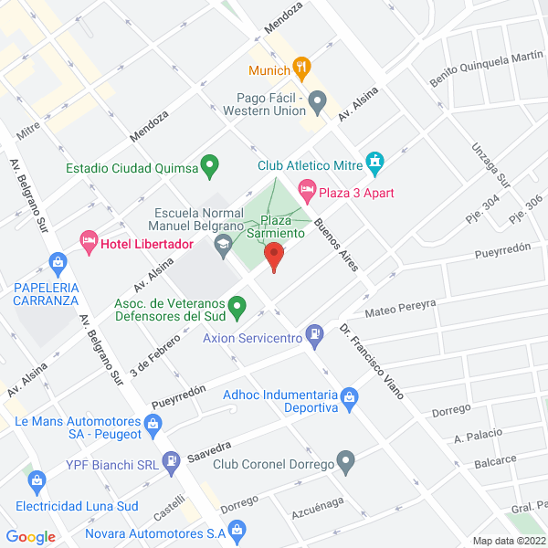 Map of Estudio Juridico Recobrar Especializado en Cobranzas