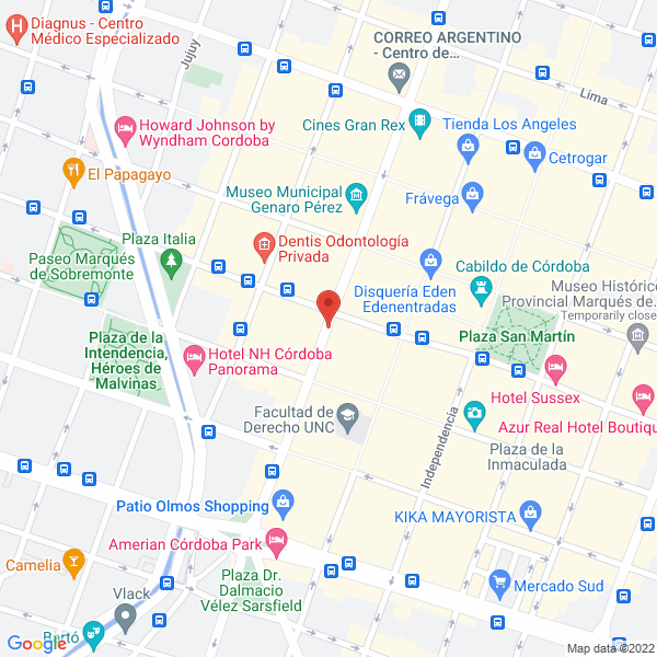 Map of Rodriguez Maria Isabel