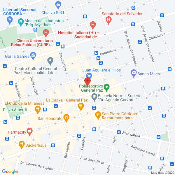 Map of Moreno Silvia Mirta Abogada