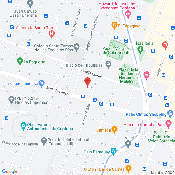 Map of Ramirez Rujinsky & Burgos Gallardo