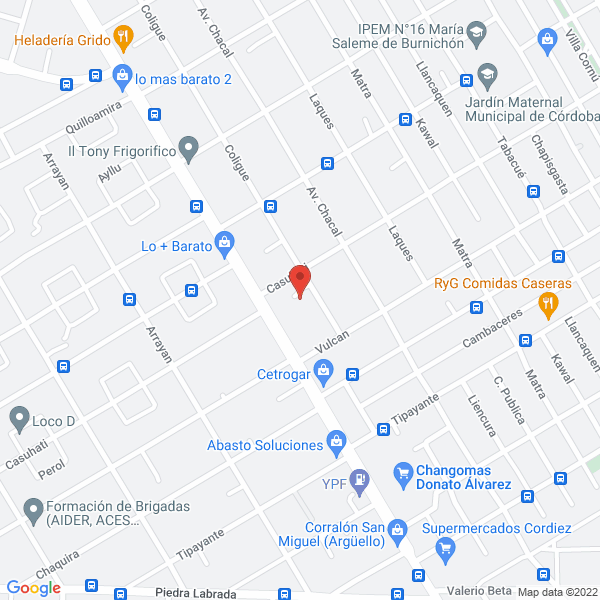 Map of Altamira Escuti Javier a