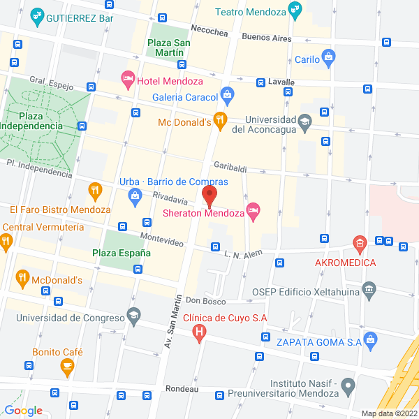 Map of Albertti Miguel a