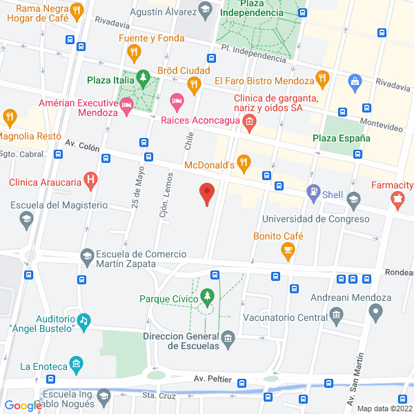 Map of Casetti - Estudio Juridico