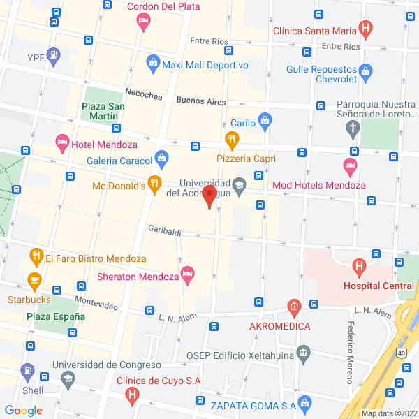 Map of Colombo Malnis Emilio