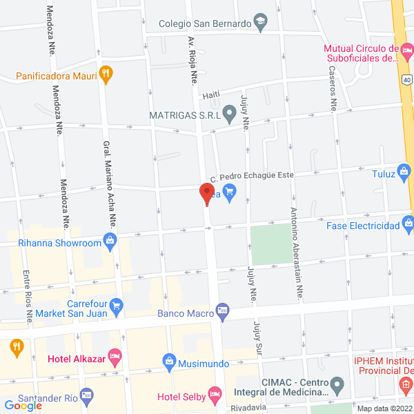 Map of Martin Maximiliano