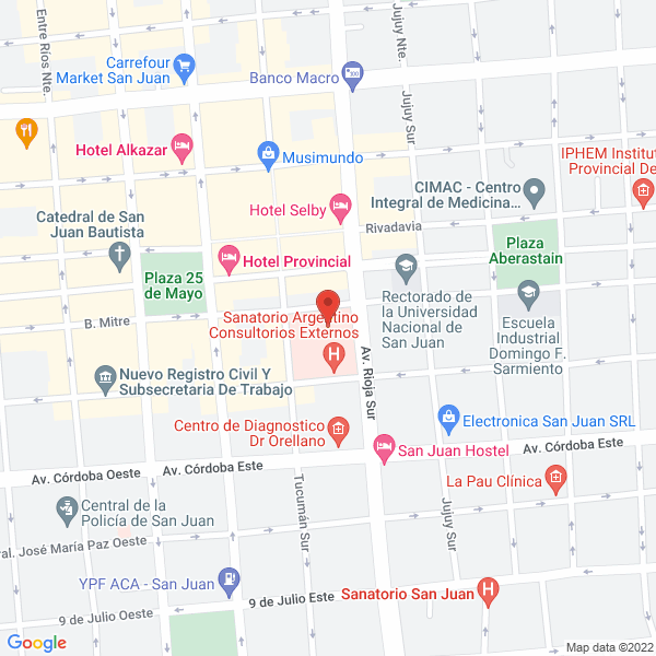 Map of Garcia Salort Vicente