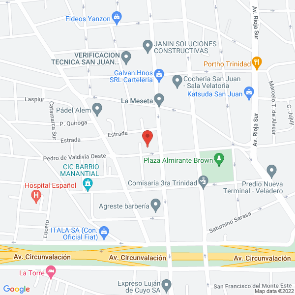Map of Paulina R Slavutzky