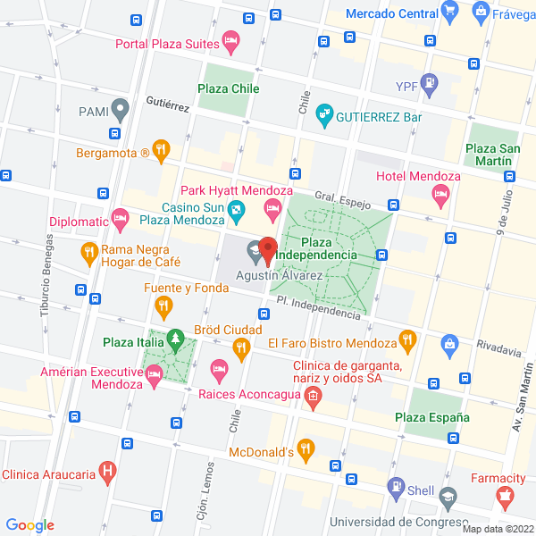 Map of Rossi Vaquie Juan Agustin