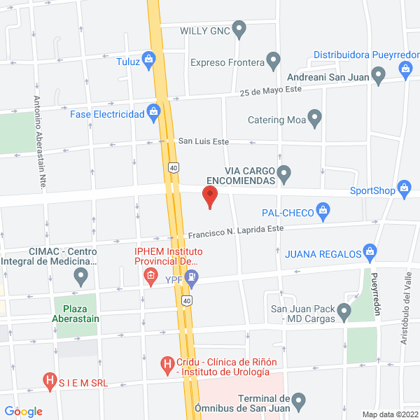 Map of Moreno Ferrer Norma