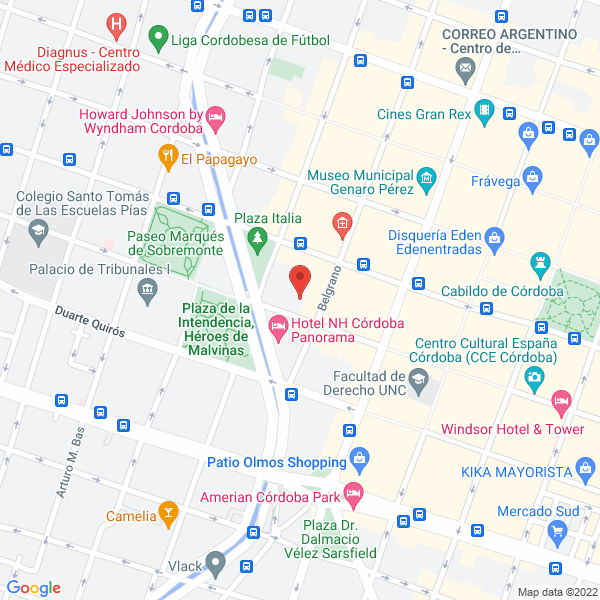 Map of Piña Maria Estela - Abogada