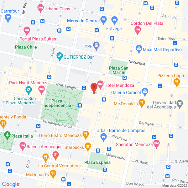Map of Dra Aramburu
