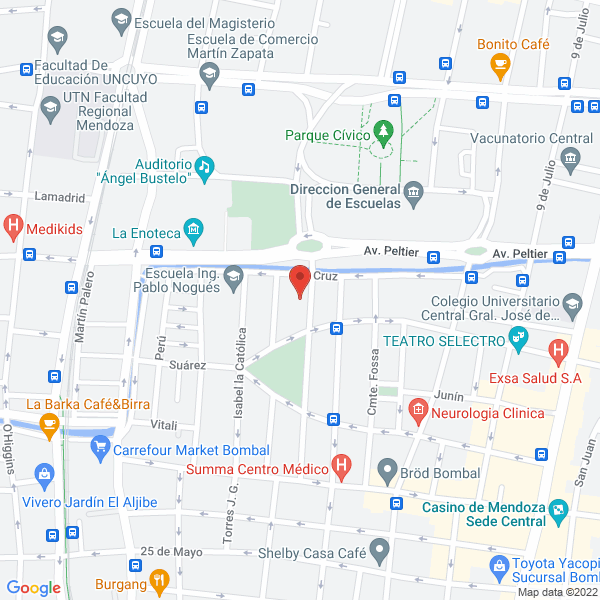 Map of Maures Caballero & Asociados