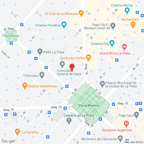 Map of Nuñez Raul Ernesto