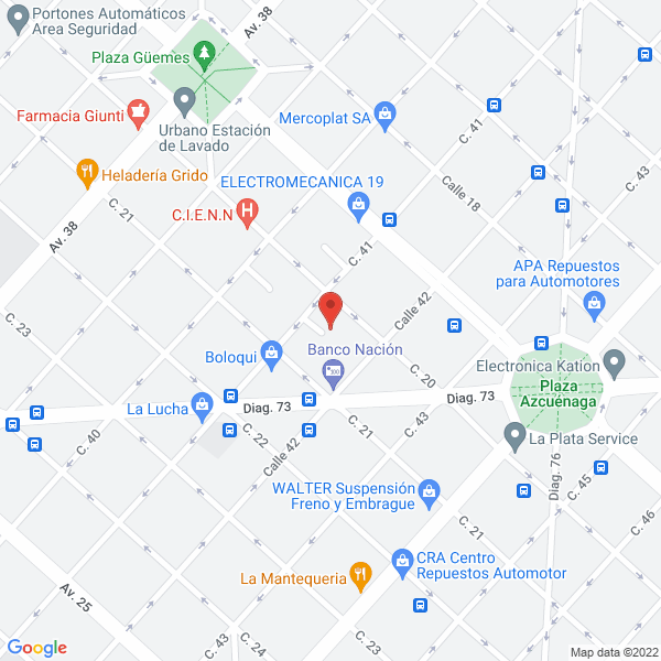 Map of Estudio Juridico Fontela Rolando Argentino y Asoc