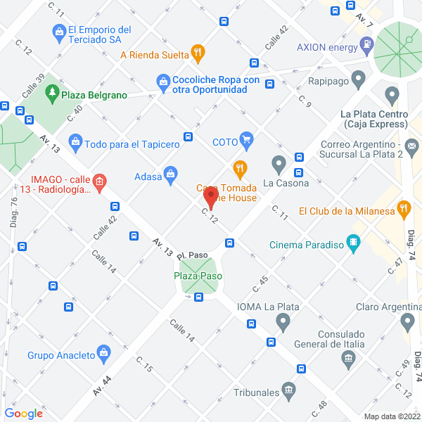 Map of Estudio Juridico Salomoni-Caiella-Salinas & Asociados