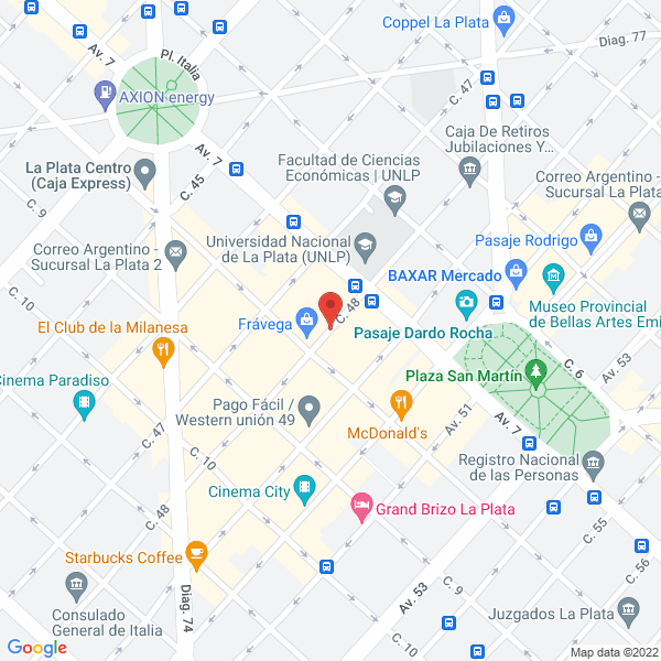 Map of Trigo Represas Enrique Alberto