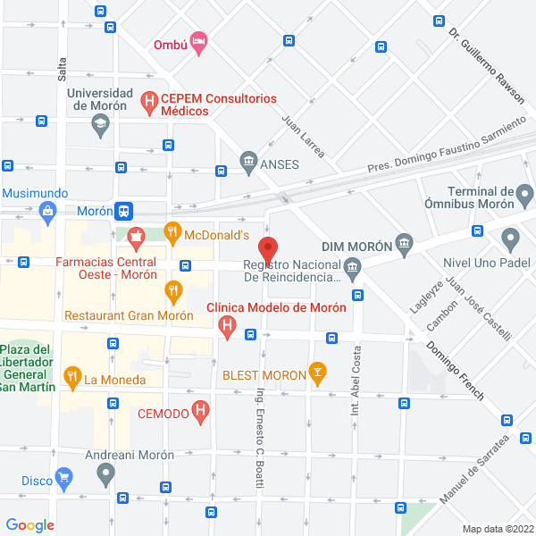 Map of Amanda Otero