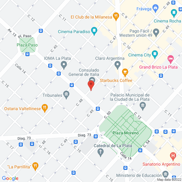 Map of Lorenzo Emilio