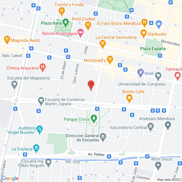 Map of Redondo - de Olano Abogados