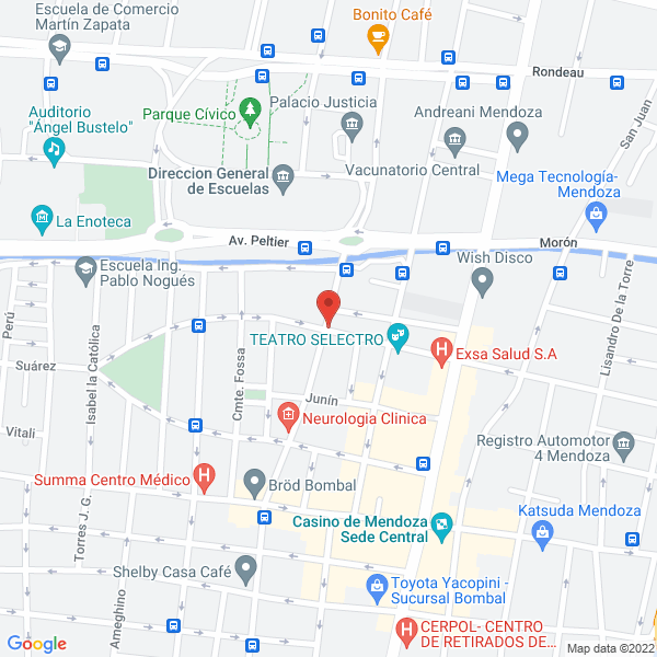 Map of Estudio Mendoza Law
