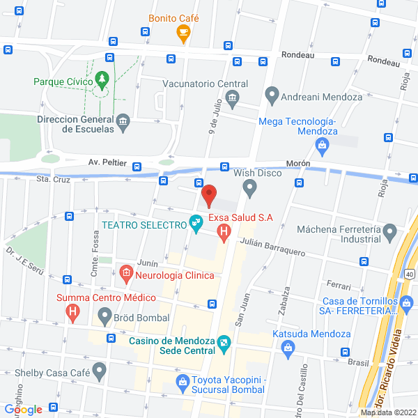 Map of Venier Gianni - Abogado