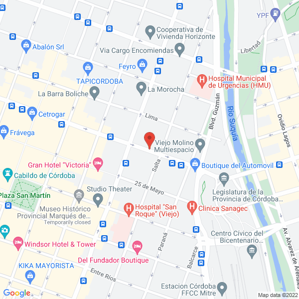 Map of Dr Beligoy