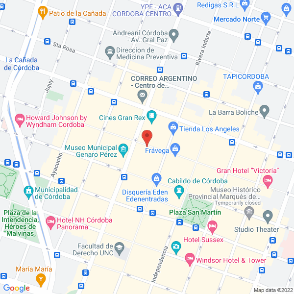 Map of Estudio Juridico Santos