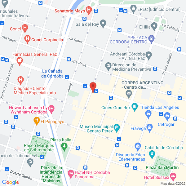 Map of Cordoba Estudio